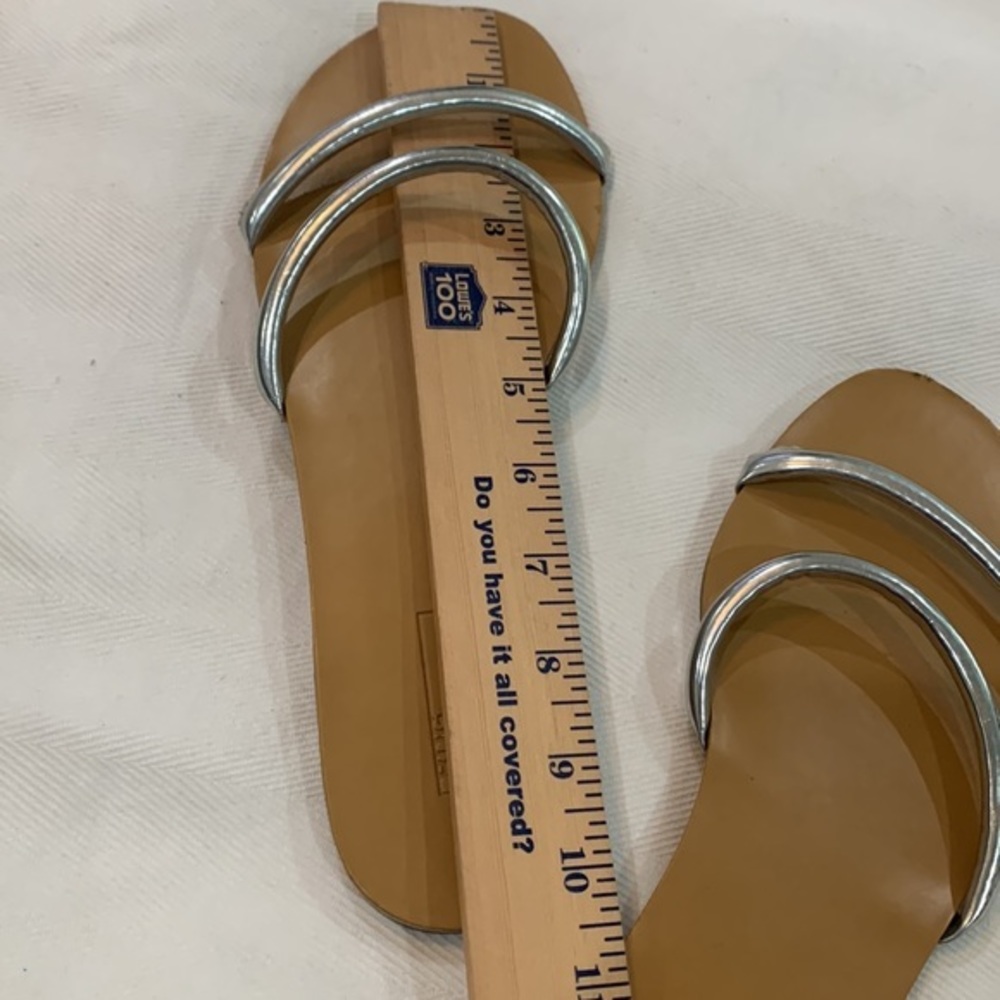 Urban Outfitters BDG Niles Sandal Silver Size 10‎ See Measurements - Picture 6 of 6